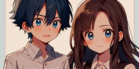 03988-1329646017-portrait, 1girl, 1boy, long hair, blue eyes, short hair, shirt, collared shirt.png